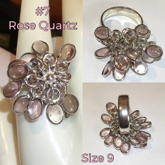 Multi Loose Gemstone Handmade Cha Cha Shaker Ring - Picture 8 of 8